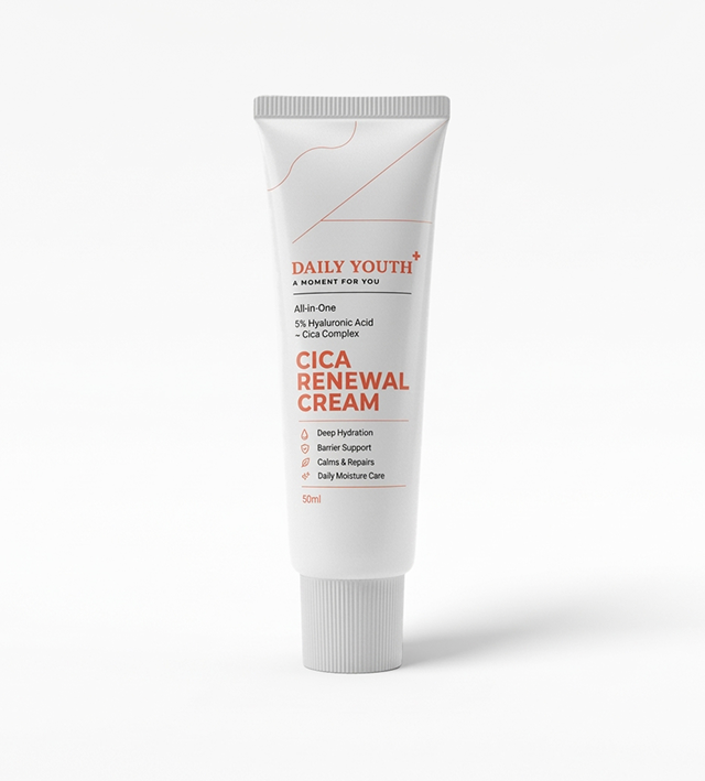 CICA Renewal Cream for Deep Hydration & Barrier Care – Daily Youth