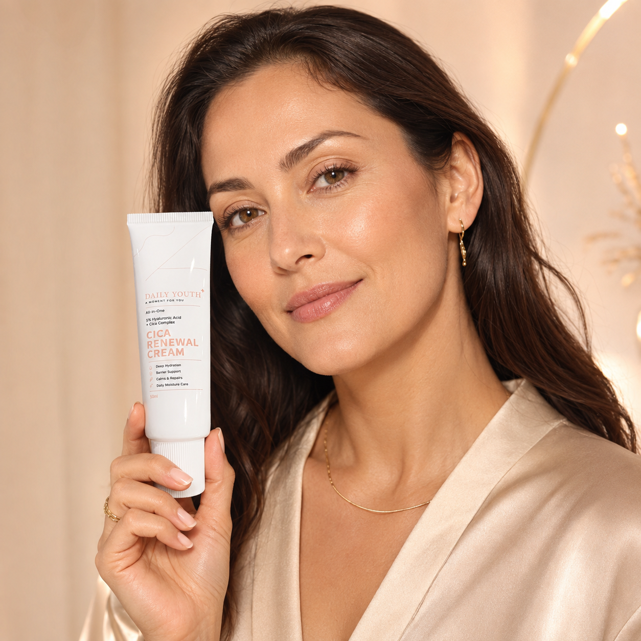 CICA Renewal Cream with 5% Hyaluronic Acid for Hydration & Barrier Support