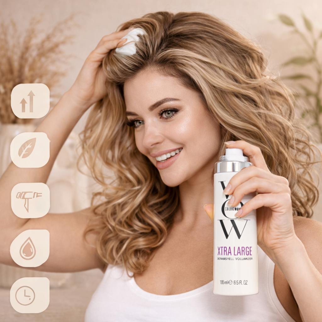 Volumizing Hair Mousse Heat Protection Styling Foam