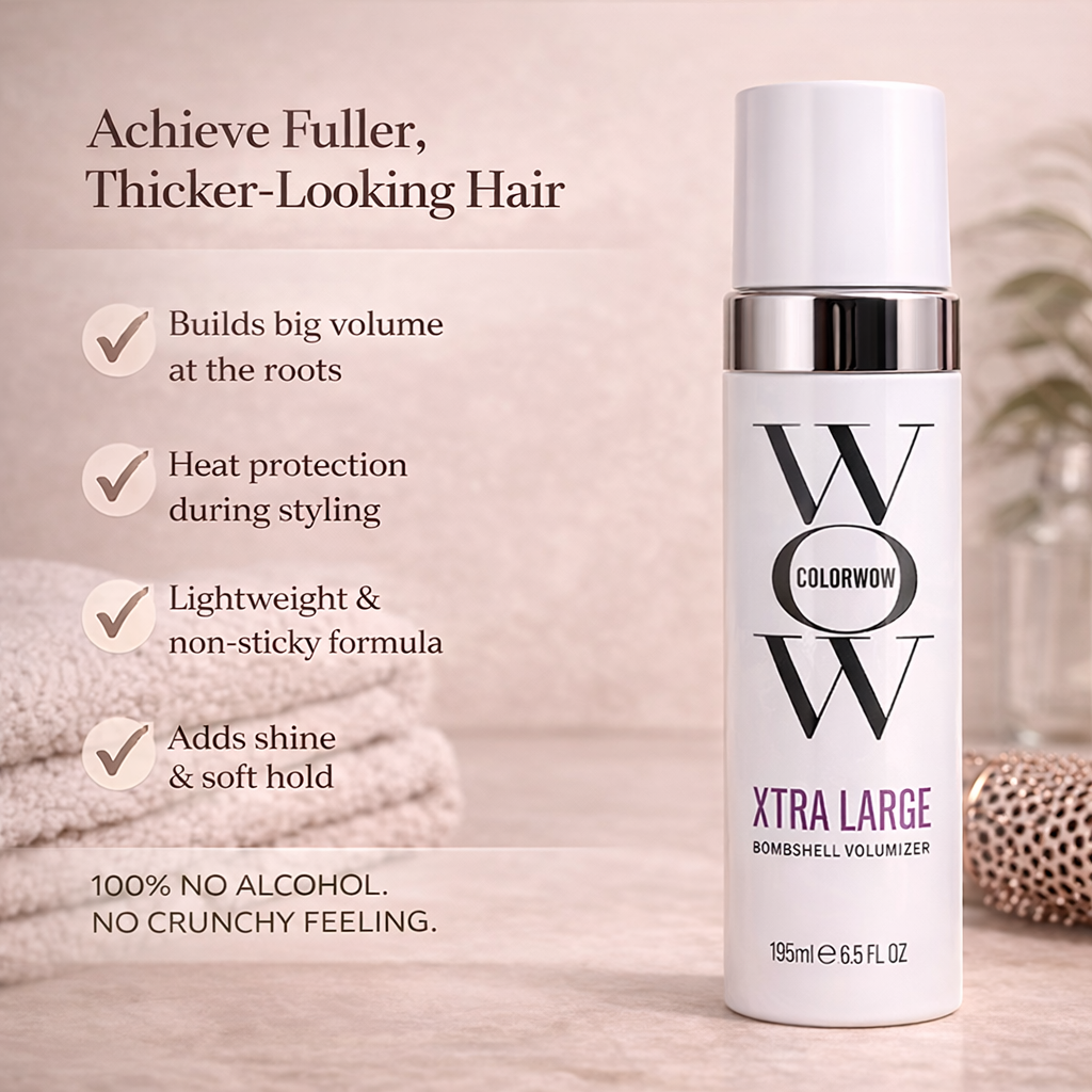 Volumizing Hair Mousse Heat Protection Styling Foam