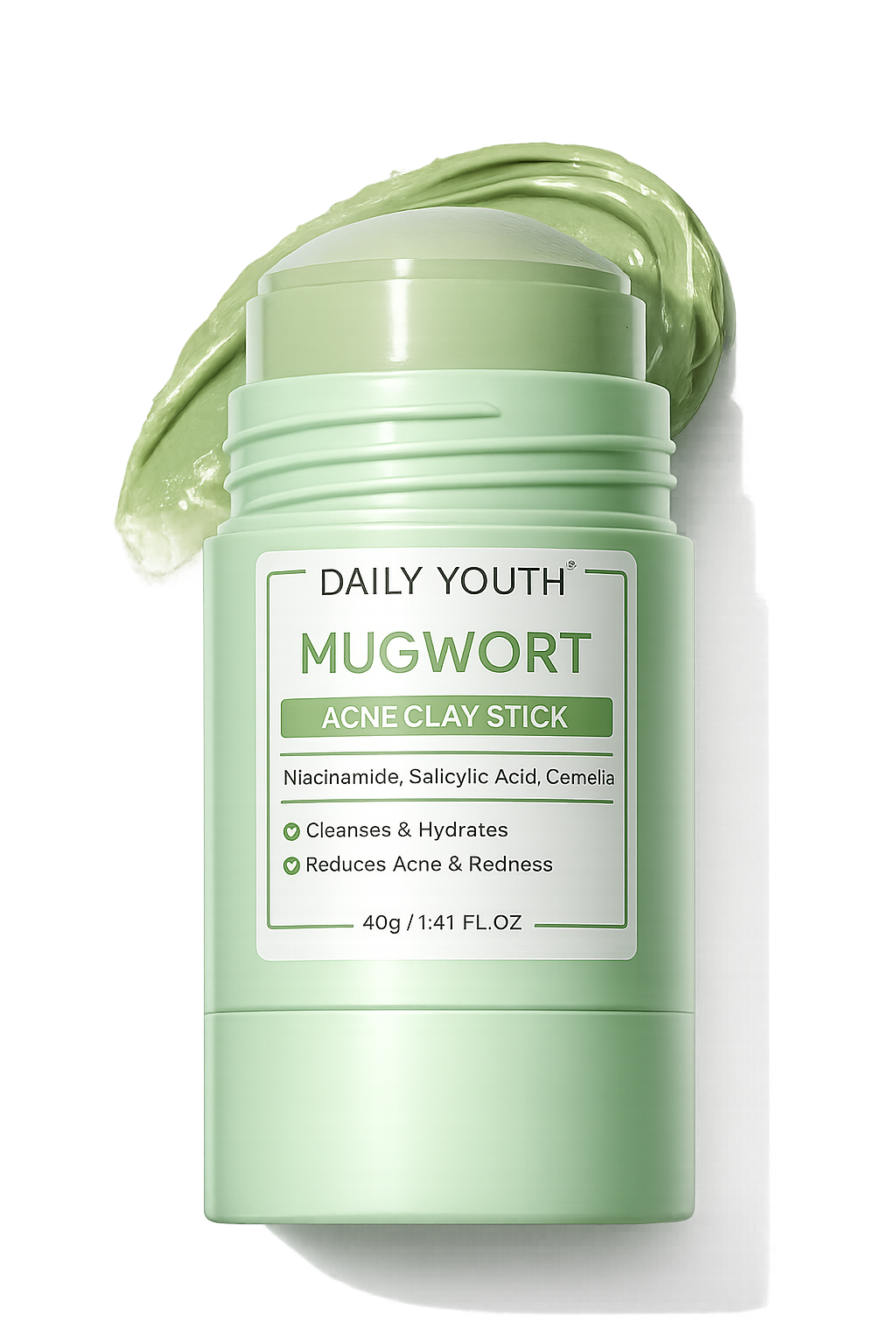 Mugwort Acne Clay Stick Mask for Blackheads and Oil Control