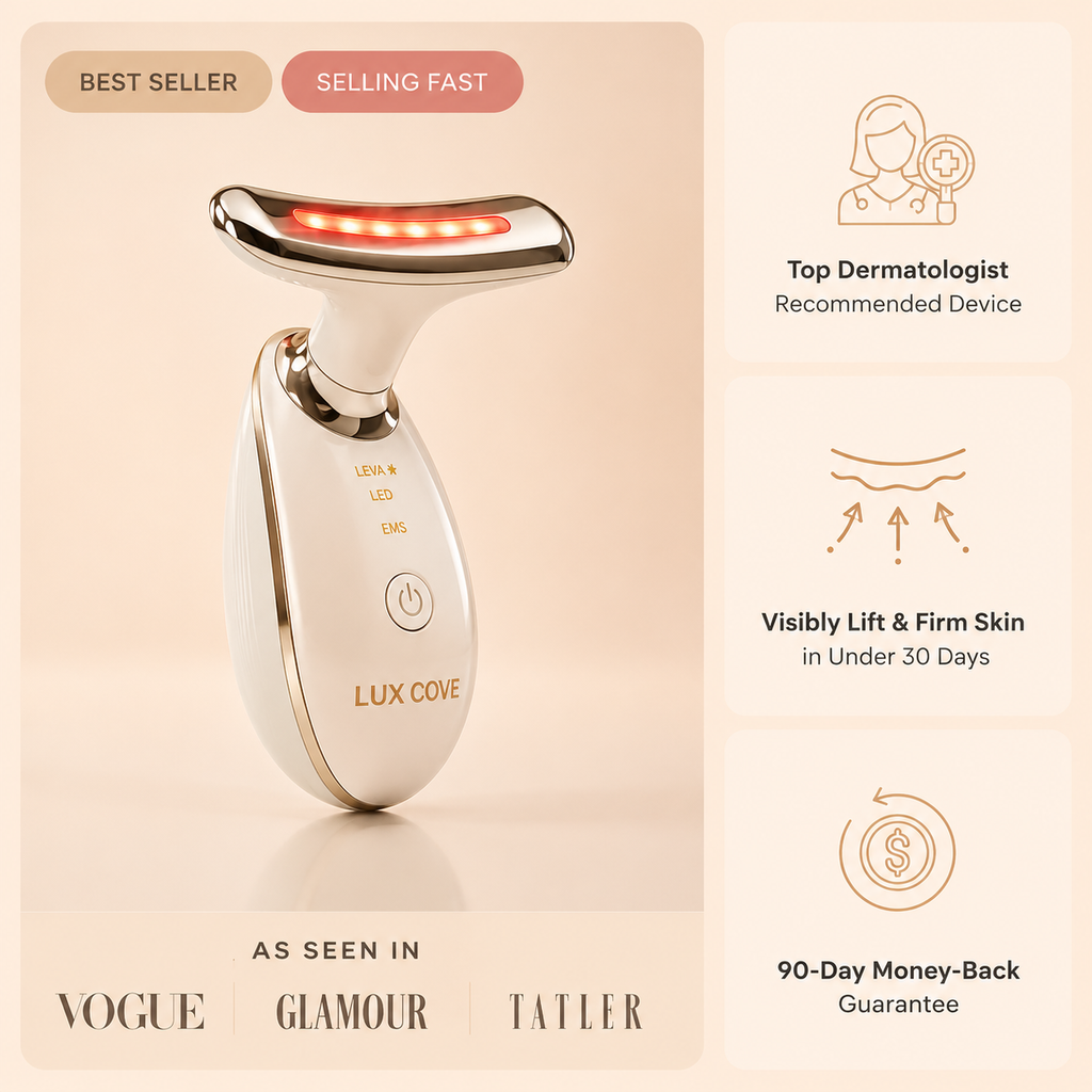 LED Face & Neck Sculpting Device with EMS & Heat Therapy