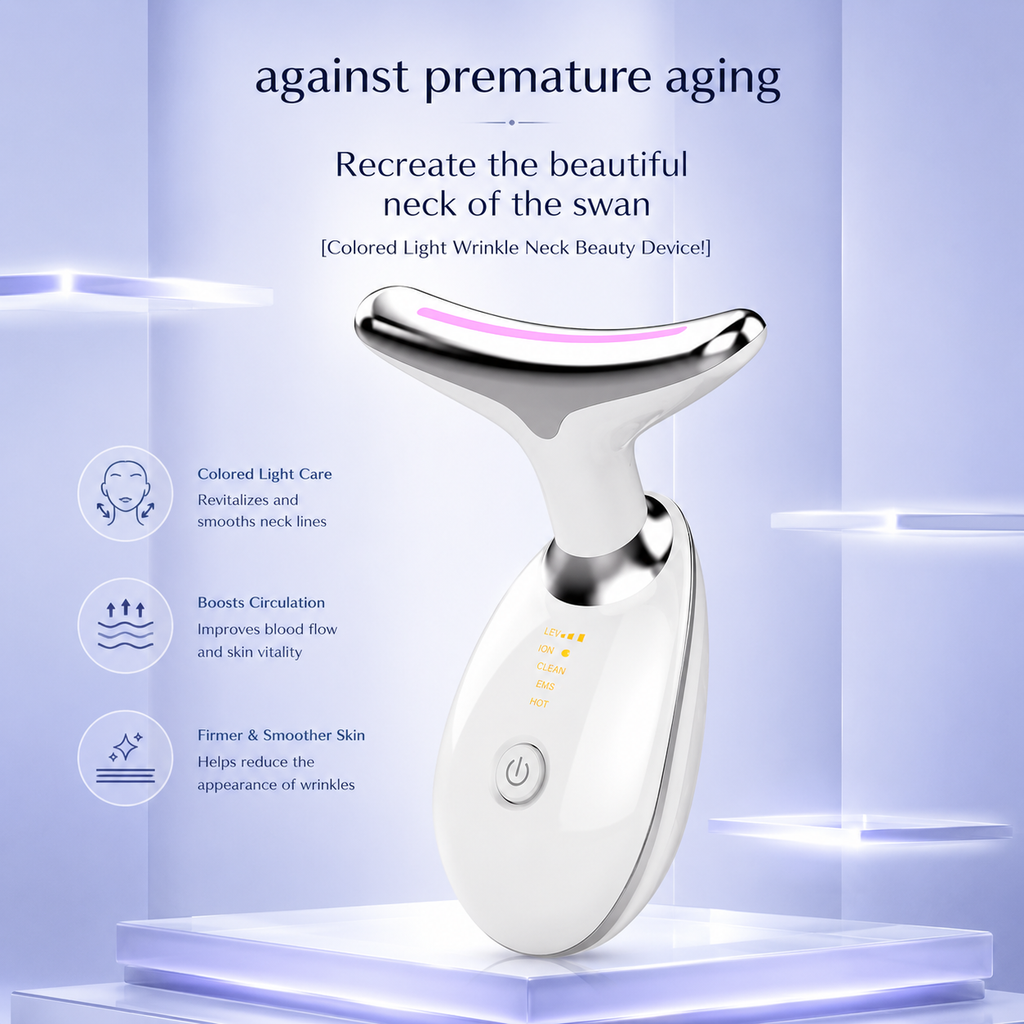 LED Face & Neck Sculpting Device with EMS & Heat Therapy