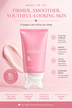 PDRN Collagen Neck Wrinkle Cream | Gua Sha Massage Applicator | Helps Firm, Smooth & Hydrate Neck and Décolleté | Korean Skincare