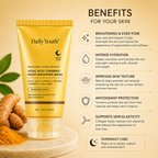 Kojic Acid Turmeric Night Wrapping Mask for Bright and Smooth Skin