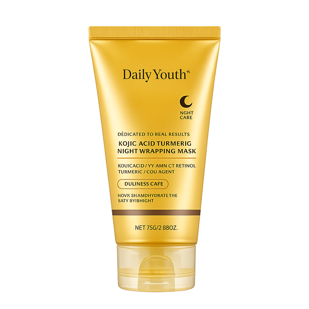 Kojic Acid Turmeric Night Wrapping Mask for Bright and Smooth Skin