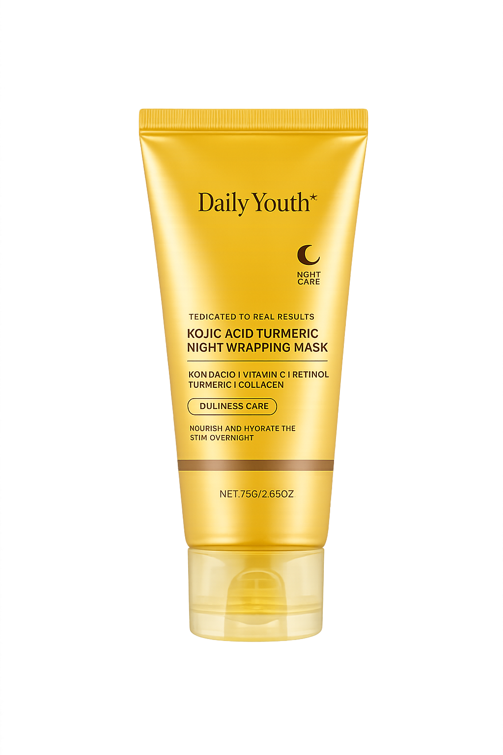 Kojic Acid Turmeric Night Wrapping Mask for Bright and Smooth Skin