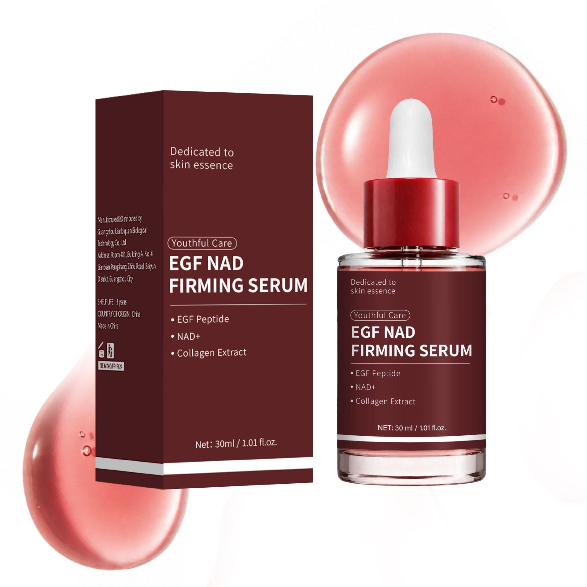 NAD+ EGF Firming Face Serum for Smoother, Hydrated and Youthful-Looking Skin
